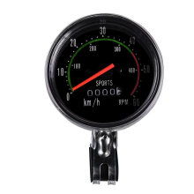 Old School Style Bicycle Speedometer Analog Odometer Classic Style for Exercycle & Bike